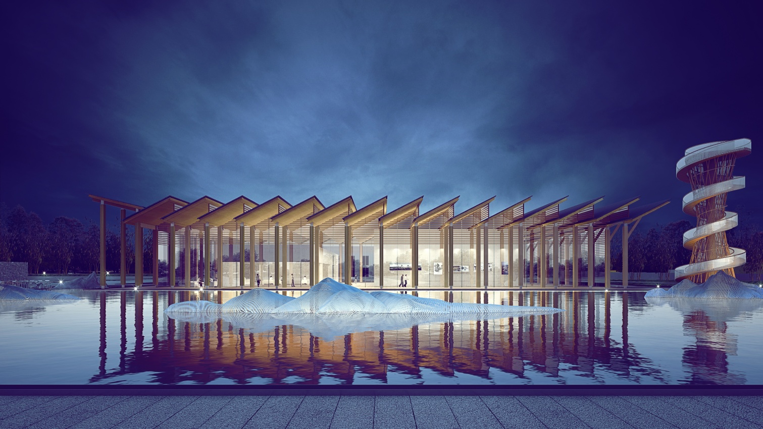 杭州富春湾新城未来城市体验馆